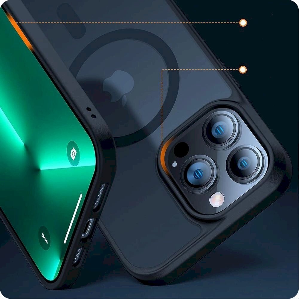 Tech-Protect MagMat MagSafe Dėklas iPhone 15 - matte blue 2 Tech-Protect MagMat MagSafe Dėklas iPhone 15 - matte blue 2