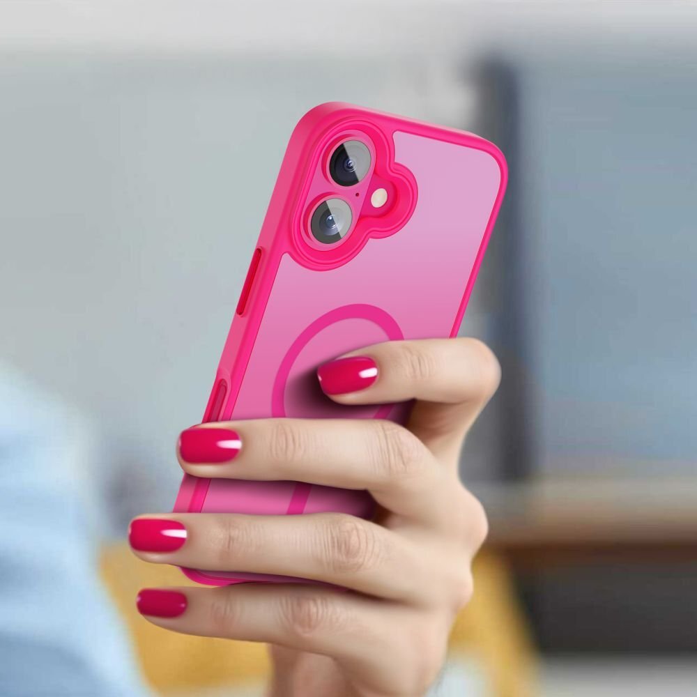 iPhone 16 dėklas Tech-Protect MagMat su MagSafe – rožinis 4 iPhone 16 dėklas Tech-Protect MagMat su MagSafe – rožinis 4