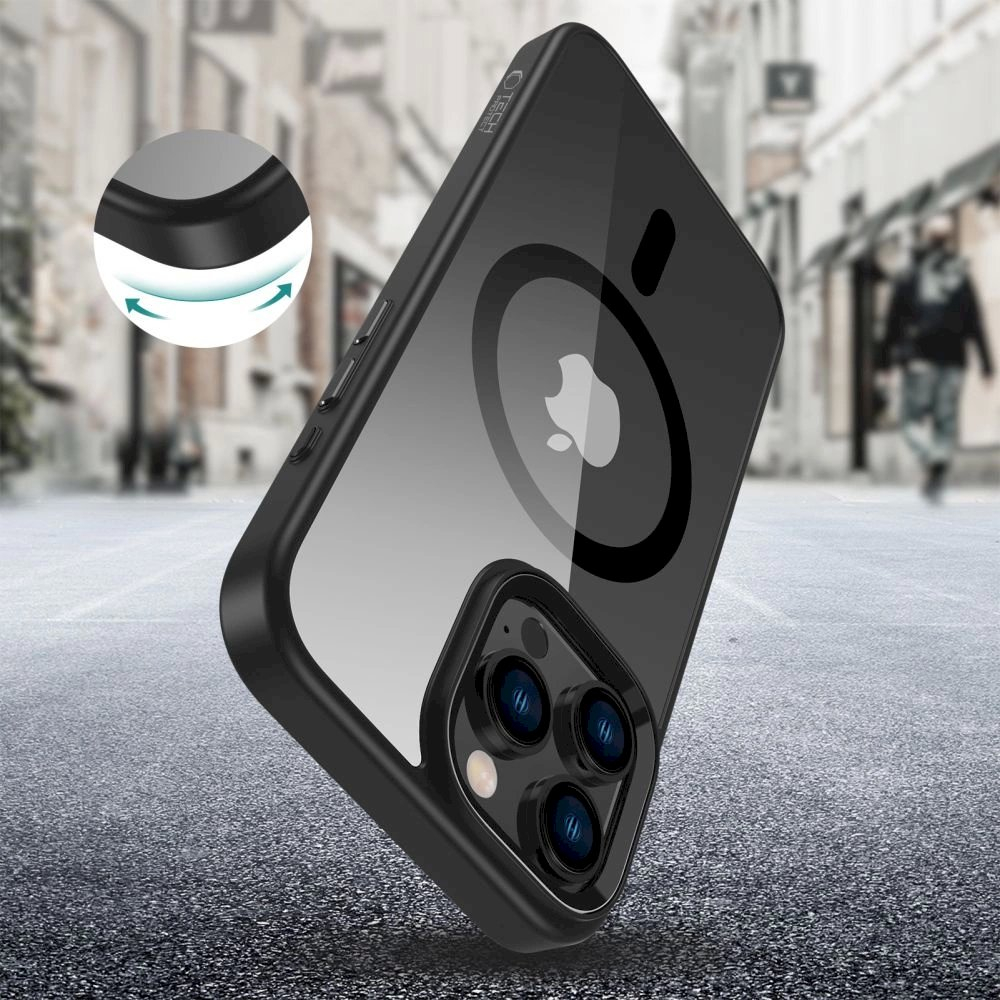 Tech-Protect MagMat MagSafe Dėklas iPhone 16 Pro Max - Skaidrus 2 Tech-Protect MagMat MagSafe Dėklas iPhone 16 Pro Max - Skaidrus 2