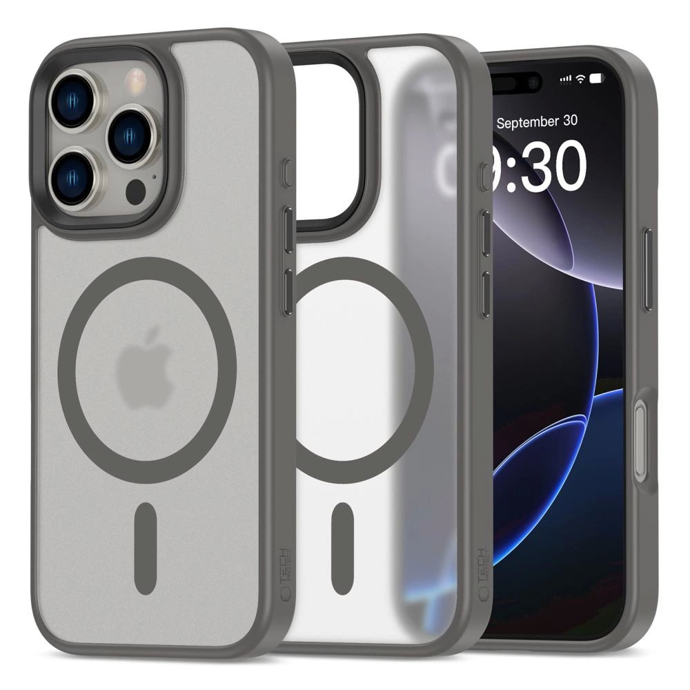 Tech-Protect MagMat MagSafe Dėklas iPhone 16 Pro Max - Titano spalvos Tech-Protect MagMat MagSafe Dėklas iPhone 16 Pro Max - Titano spalvos