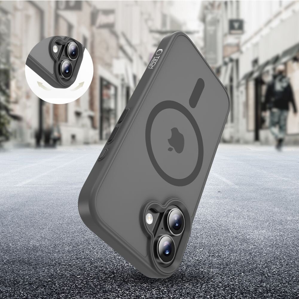 iPhone 17 Tech-Protect MagMat MagSafe dėklas – pilkas 5 iPhone 17 Tech-Protect MagMat MagSafe dėklas – pilkas 5