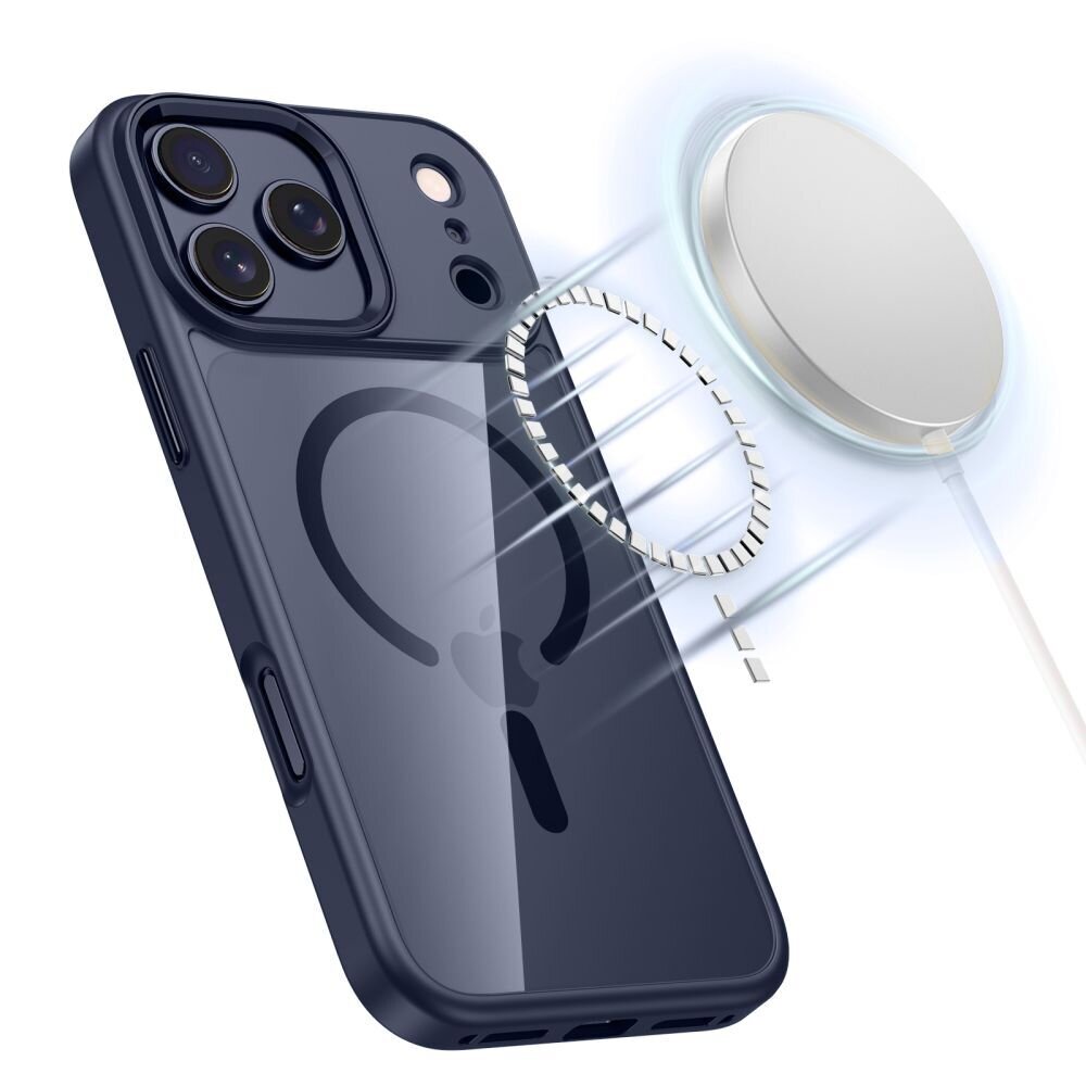 iPhone 17 Pro Max Tech-Protect MagMat MagSafe dėklas – skaidrus tamsiai mėlynas 1 iPhone 17 Pro Max Tech-Protect MagMat MagSafe dėklas – skaidrus tamsiai mėlynas 1