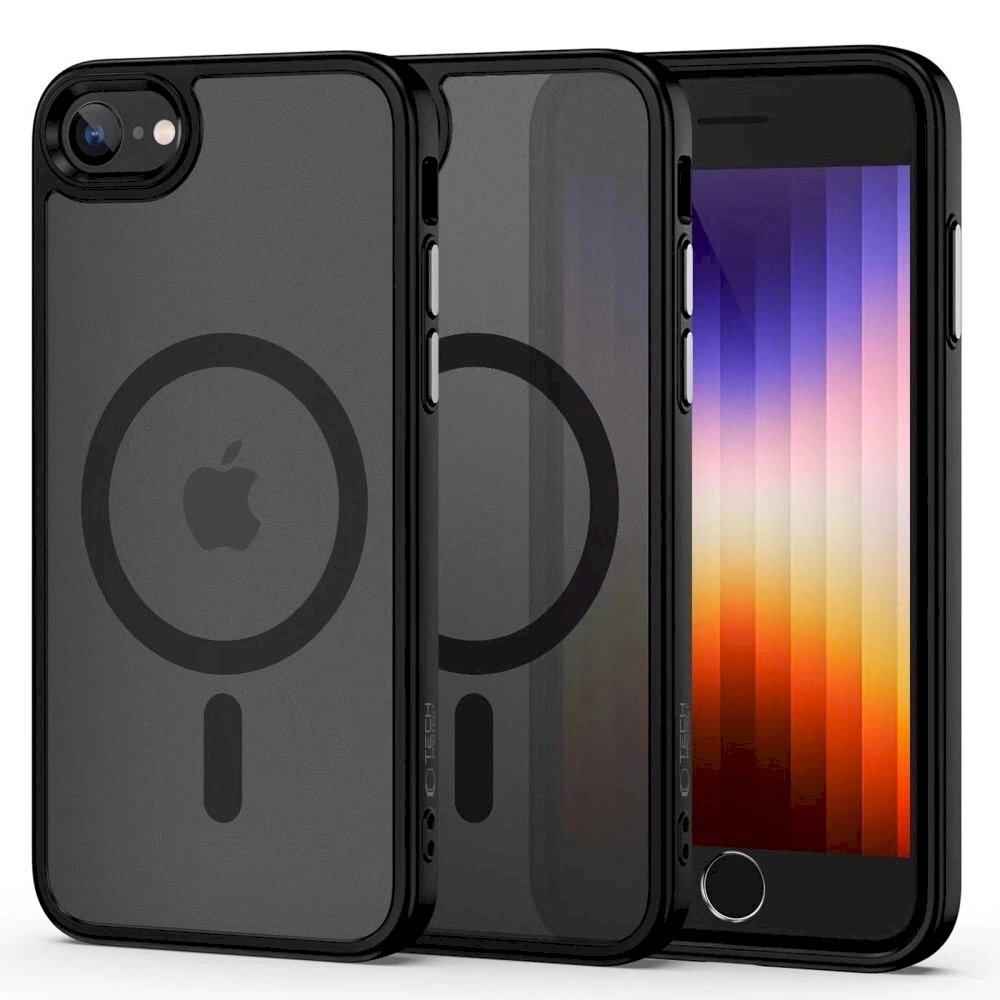 Tech-Protect MagMat MagSafe Dėklas iPhone 7 / 8 / SE 2020 / 2022 - matte Juodas Tech-Protect MagMat MagSafe Dėklas iPhone 7 / 8 / SE 2020 / 2022 - matte Juodas