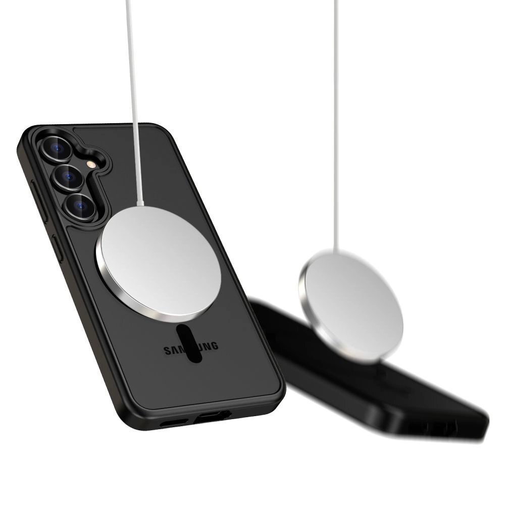 Motorola Moto G56 5G dėklas Tech-Protect MagMat su MagSafe – matinės juodos spalvos 1