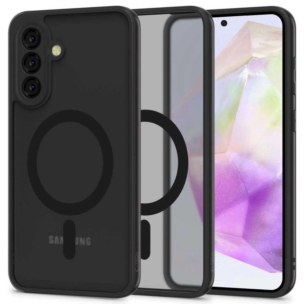 Tech-Protect MagMat MagSafe Dėklas skirtas Samsung Galaxy A36 5G - Matinis Juodas