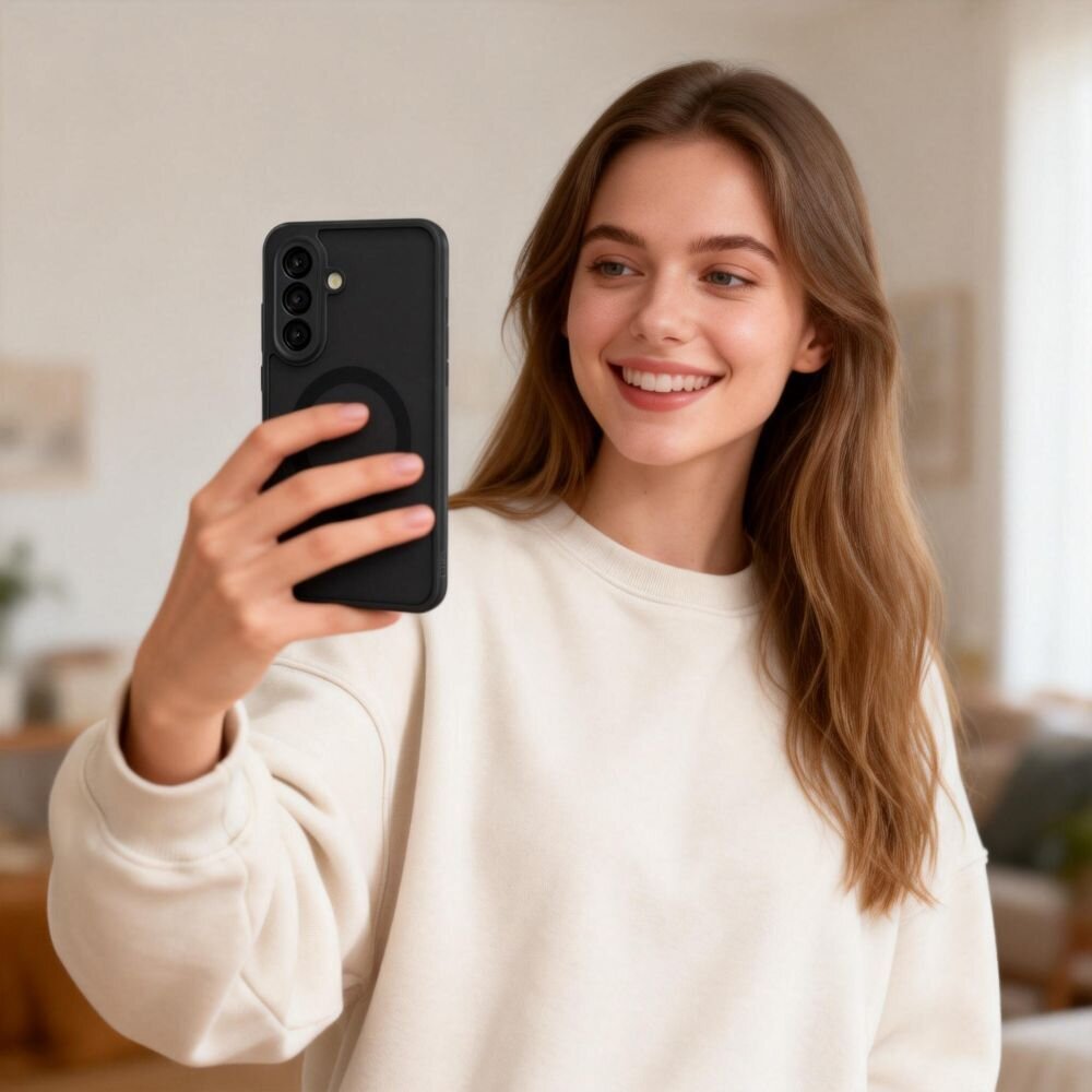 Samsung Galaxy A57 5G Tech-Protect Magmat MagSafe dėklas – pusiau skaidrus 4 Samsung Galaxy A57 5G Tech-Protect Magmat MagSafe dėklas – pusiau skaidrus 4