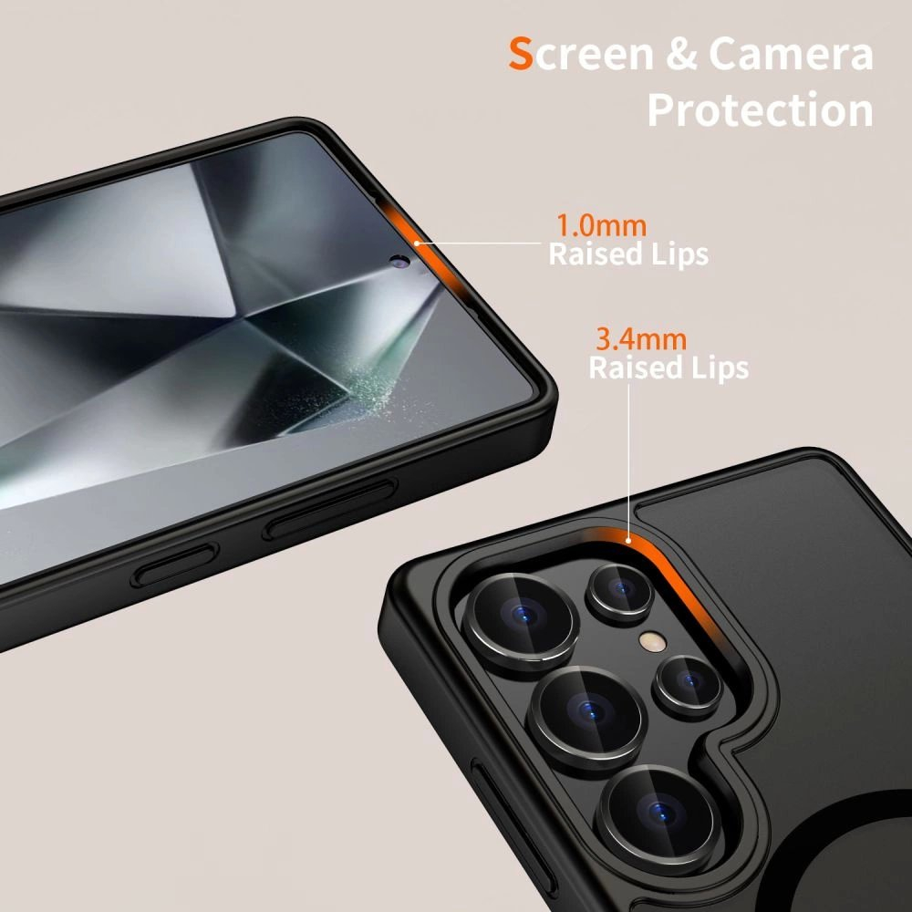 Tech-Protect MagMat MagSafe Dėklas Samsung Galaxy S25 Ultra - Juodas 2 Tech-Protect MagMat MagSafe Dėklas Samsung Galaxy S25 Ultra - Juodas 2