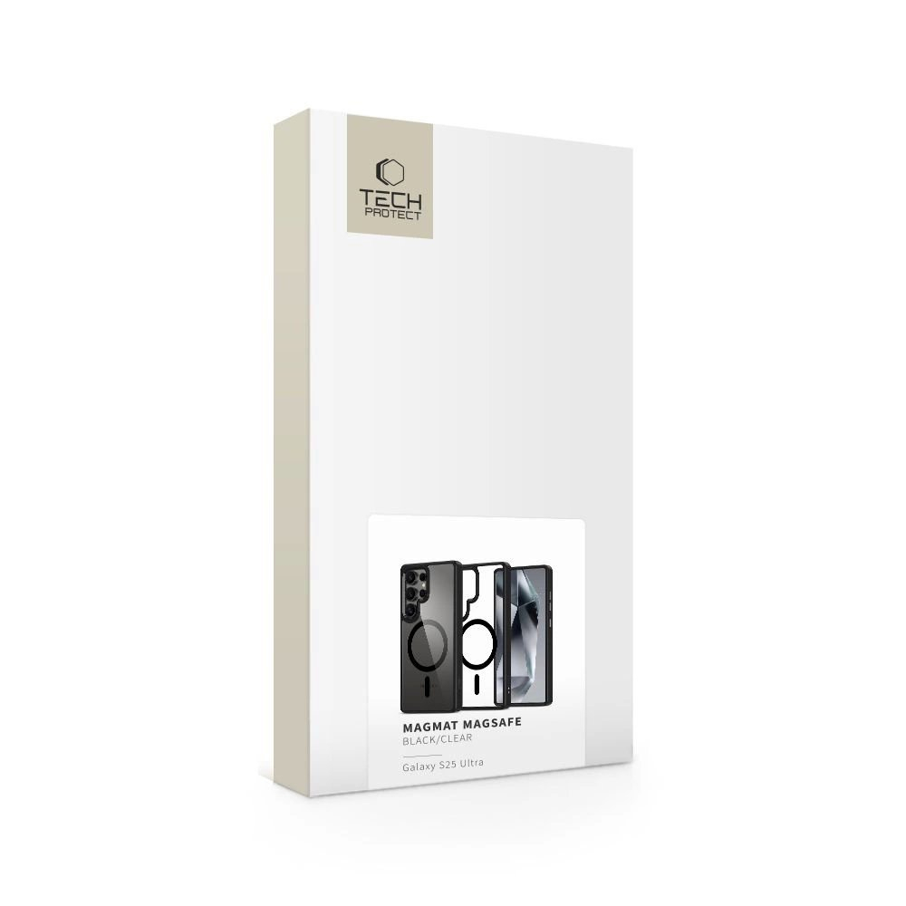 Tech-Protect MagMat MagSafe Dėklas skirtas Samsung Galaxy S25 Ultra - Permatomas Juodas 4 Tech-Protect MagMat MagSafe Dėklas skirtas Samsung Galaxy S25 Ultra - Permatomas Juodas 4