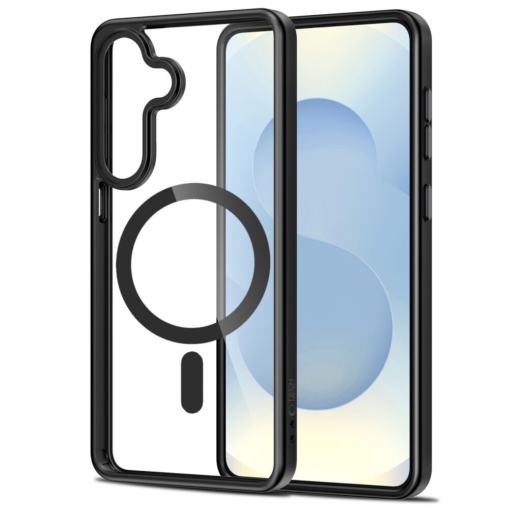Samsung Galaxy S26+ Tech-Protect Magmat MagSafe dėklas – skaidrus juodas 1