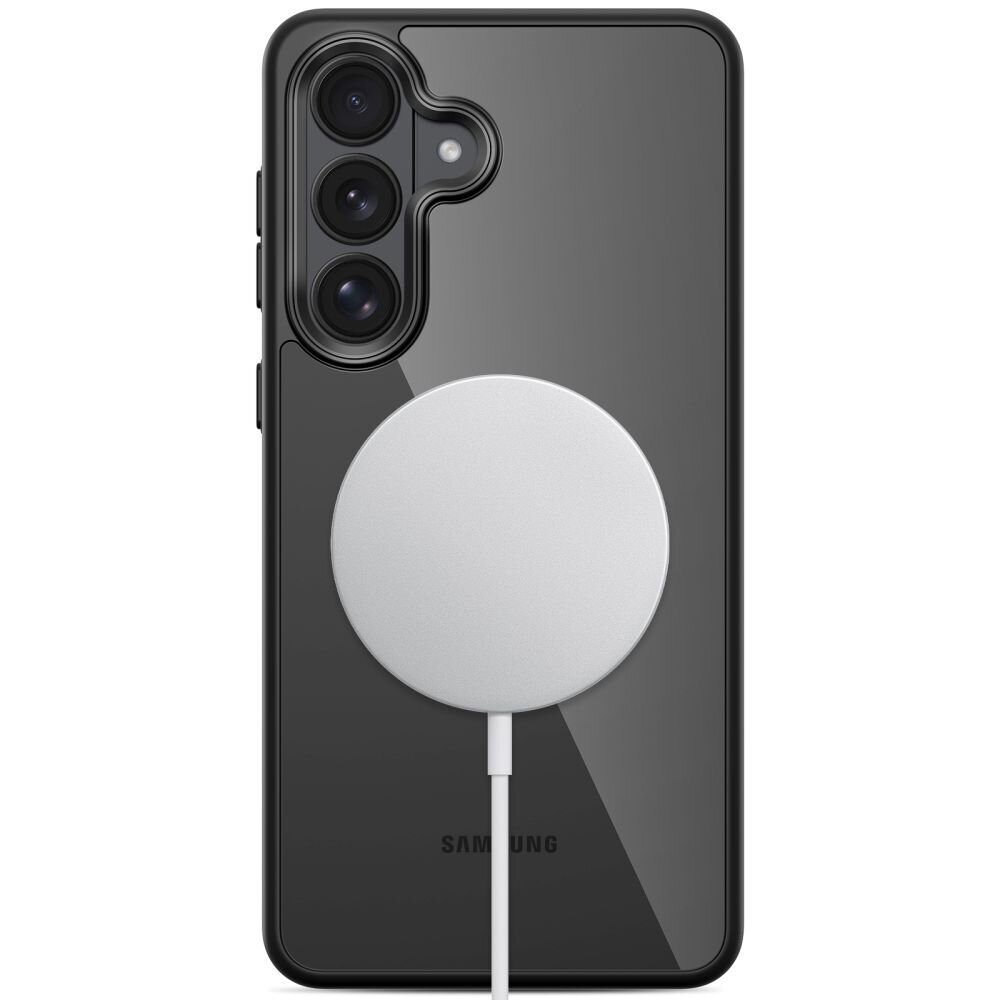 Samsung Galaxy S26+ Tech-Protect Magmat MagSafe dėklas – skaidrus juodas 3