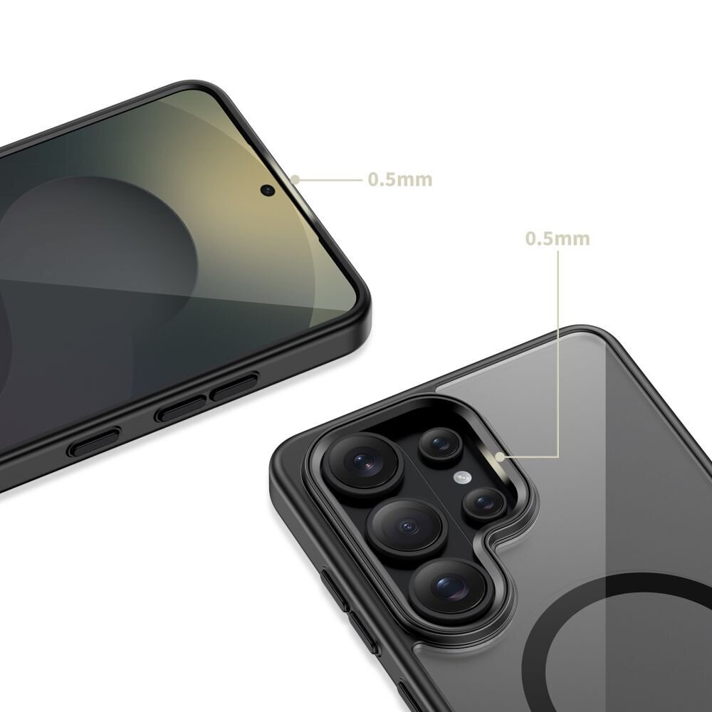 Samsung Galaxy S26 Ultra Tech-Protect Magmat MagSafe dėklas – juodas skaidrus 4 Samsung Galaxy S26 Ultra Tech-Protect Magmat MagSafe dėklas – juodas skaidrus 4