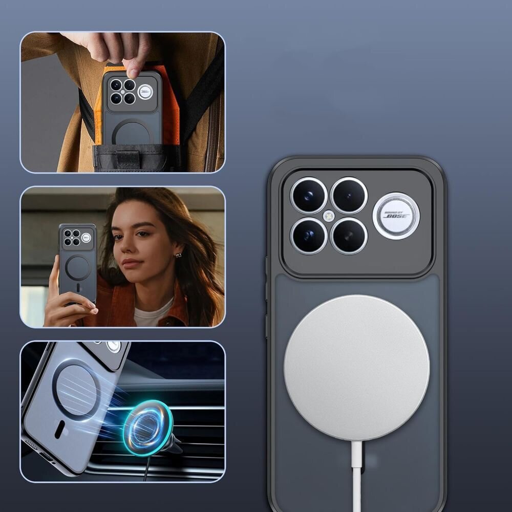 Xiaomi Poco F8 Ultra Tech-Protect Magmat MagSafe dėklas – juodas 2