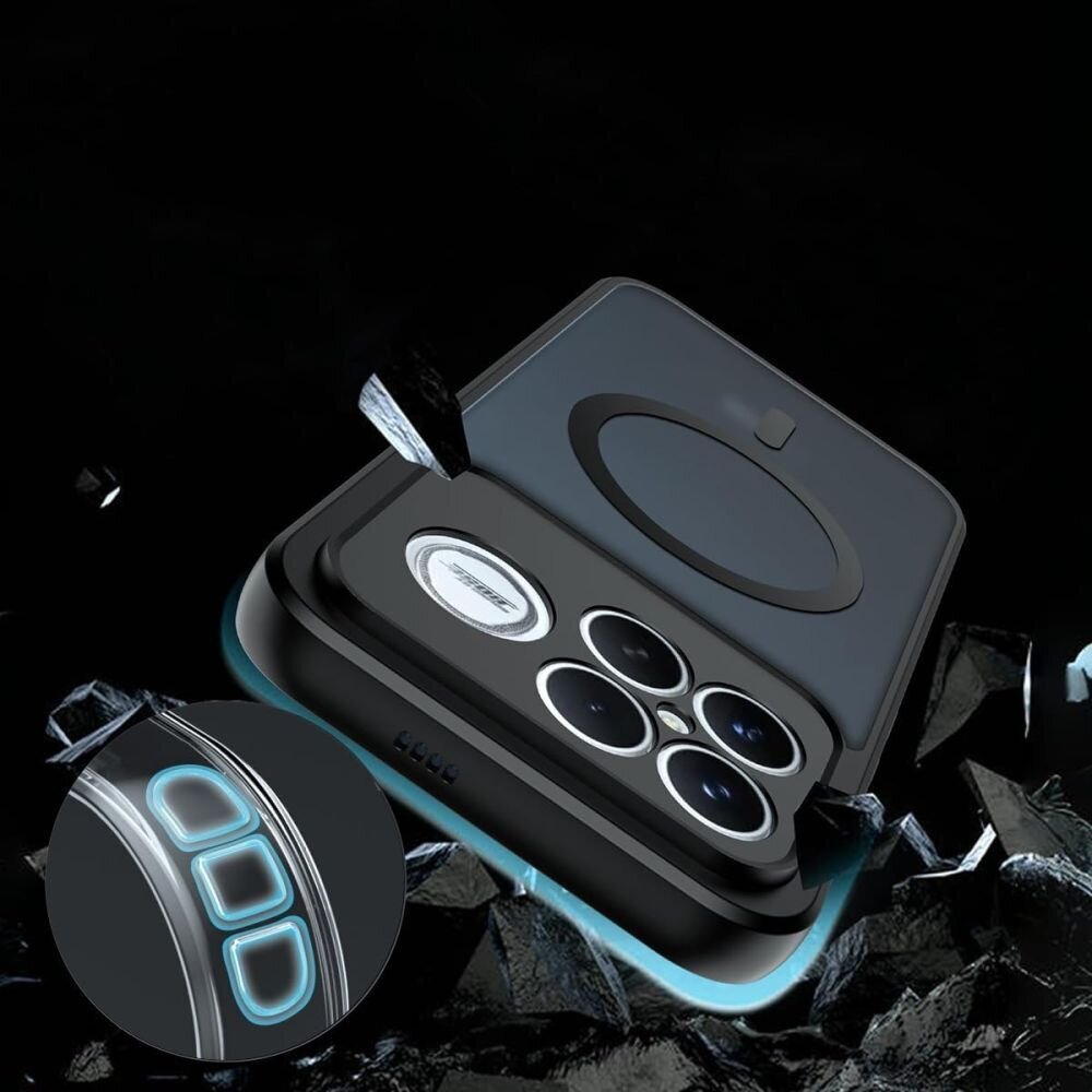 Xiaomi Poco F8 Ultra Tech-Protect Magmat MagSafe dėklas – juodas 3 Xiaomi Poco F8 Ultra Tech-Protect Magmat MagSafe dėklas – juodas 3