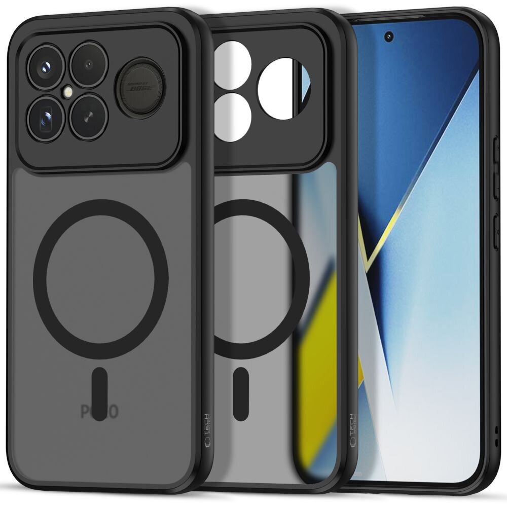 Xiaomi Poco F8 Ultra Tech-Protect Magmat MagSafe dėklas – juodas Xiaomi Poco F8 Ultra Tech-Protect Magmat MagSafe dėklas – juodas
