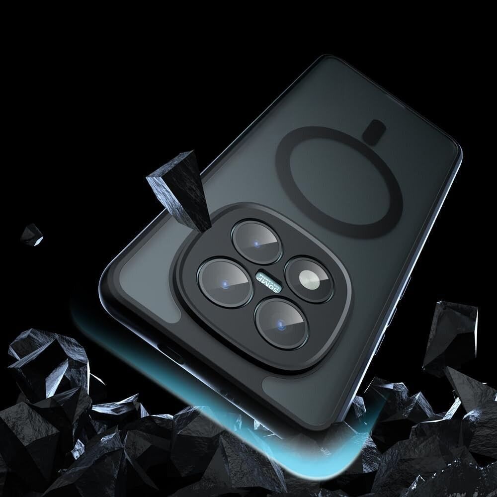 Xiaomi Poco M8 Pro / Redmi Note 15 Pro+ 5G Tech-Protect Magmat MagSafe dėklas – juodas 3