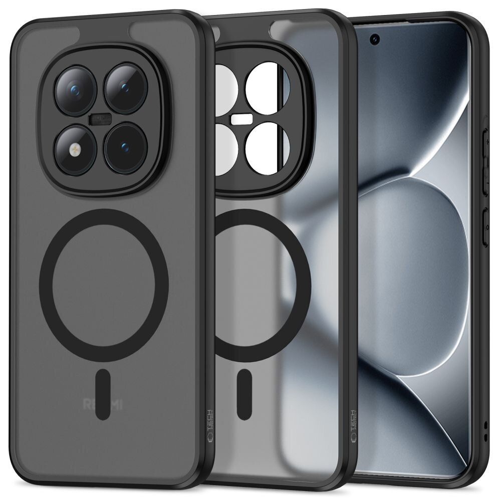 Xiaomi Poco M8 Pro / Redmi Note 15 Pro+ 5G Tech-Protect Magmat MagSafe dėklas – juodas Xiaomi Poco M8 Pro / Redmi Note 15 Pro+ 5G Tech-Protect Magmat MagSafe dėklas – juodas