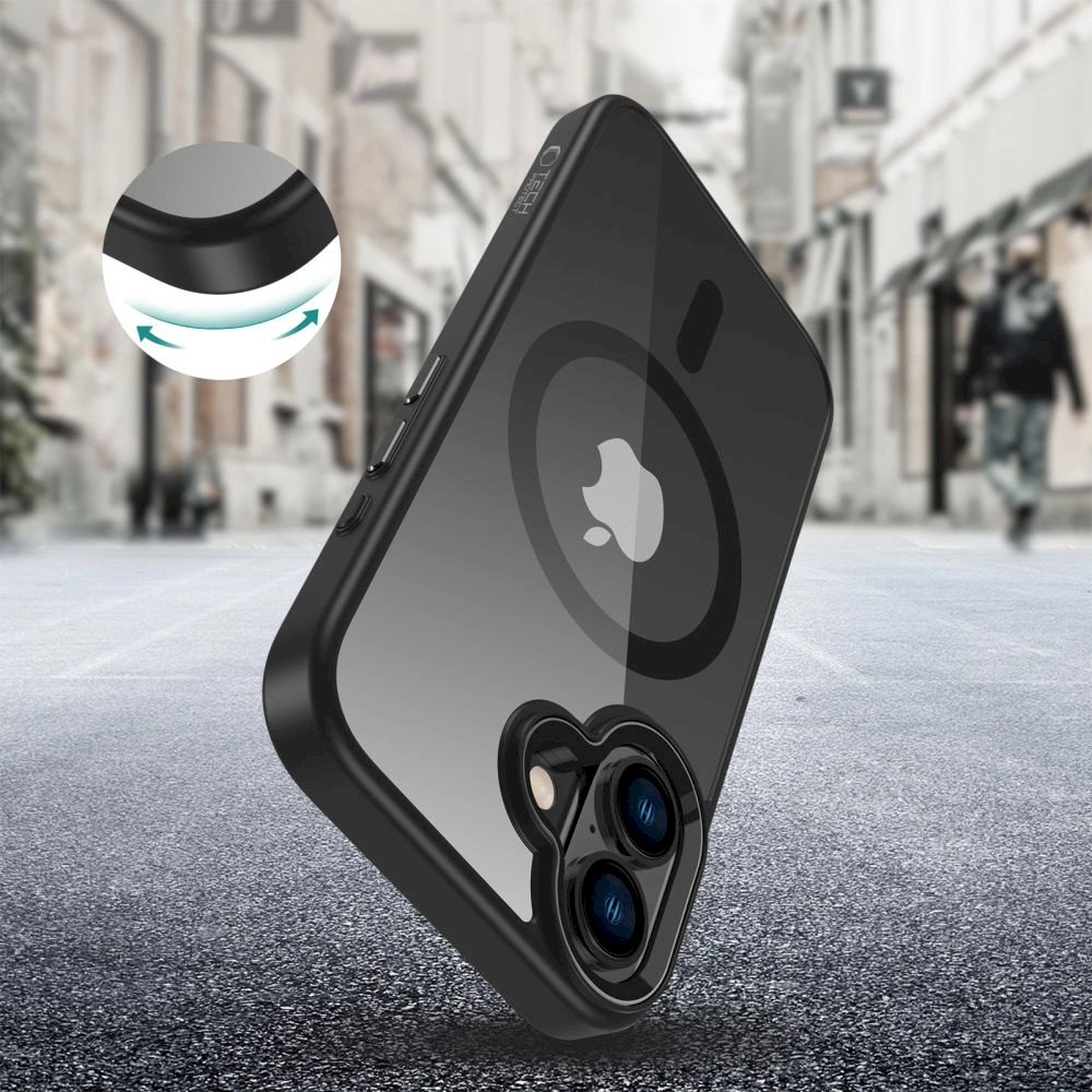 Tech-Protect MagMat MagSafe iPhone 16 Dėklas - Skaidrus 3 Tech-Protect MagMat MagSafe iPhone 16 Dėklas - Skaidrus 3