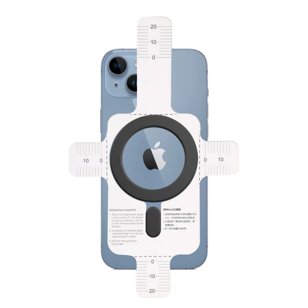 Tech-Protect MagMat MagSafe magnetic ring universal - Juodas 4 Tech-Protect MagMat MagSafe magnetic ring universal - Juodas 4