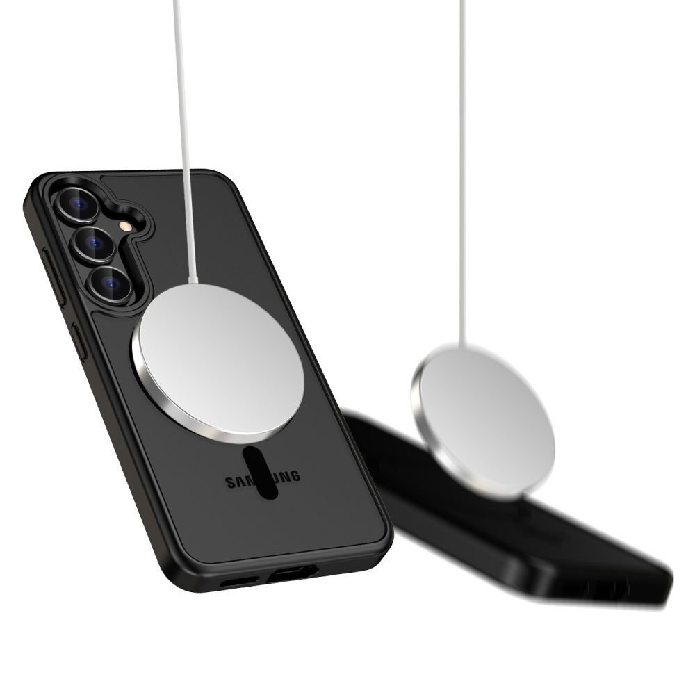 Samsung Galaxy S25 FE Tech-Protect MagMat dėklas – matinės juodos spalvos 1