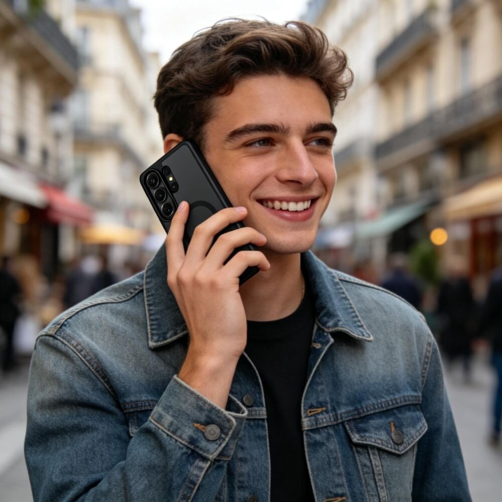 Samsung Galaxy S26 Ultra Tech-Protect MagPeak MagSafe dėklas – juodas 4 Samsung Galaxy S26 Ultra Tech-Protect MagPeak MagSafe dėklas – juodas 4