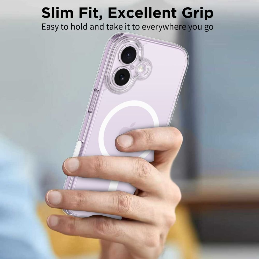 iPhone 17 Tech-Protect MagPeak MagSafe CC dėklas – skaidrus 4 iPhone 17 Tech-Protect MagPeak MagSafe CC dėklas – skaidrus 4