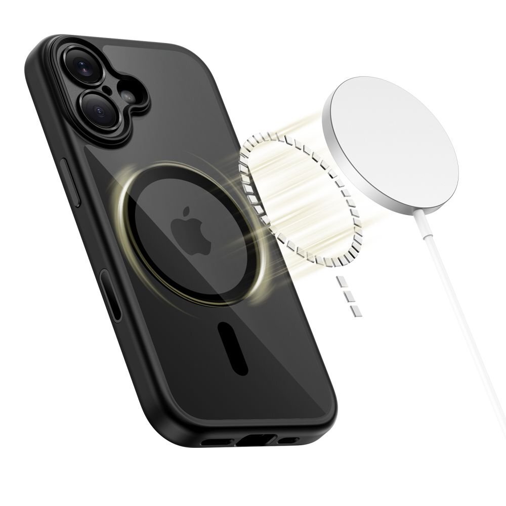iPhone 17 Tech-Protect MagPeak MagSafe CC dėklas – skaidriai juodas 2 iPhone 17 Tech-Protect MagPeak MagSafe CC dėklas – skaidriai juodas 2