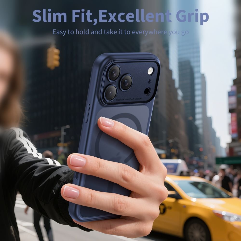 iPhone 17 Pro Tech-Protect MagPeak MagSafe CC dėklas – matinės tamsiai mėlynos spalvos 4 iPhone 17 Pro Tech-Protect MagPeak MagSafe CC dėklas – matinės tamsiai mėlynos spalvos 4