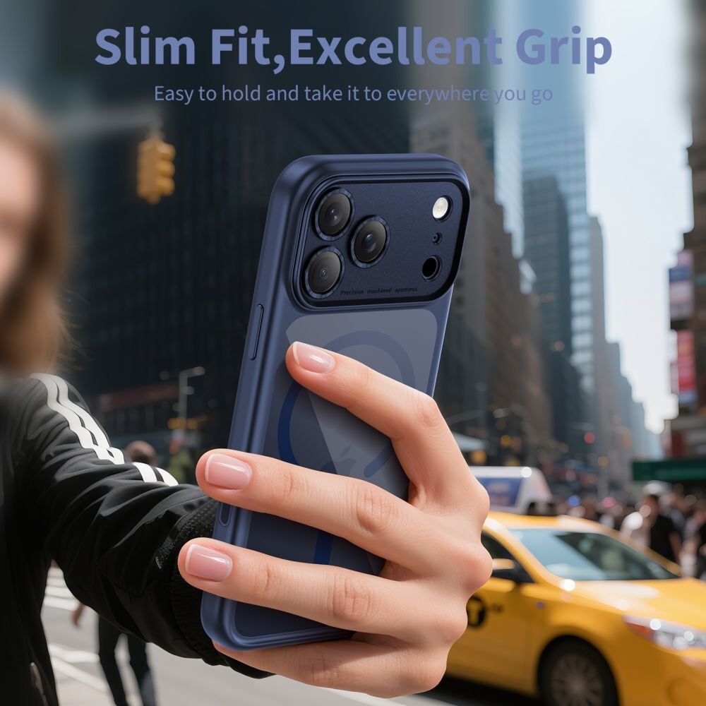 iPhone 17 Pro Max Tech-Protect MagPeak MagSafe CC dėklas – skaidriai tamsiai mėlynas 4 iPhone 17 Pro Max Tech-Protect MagPeak MagSafe CC dėklas – skaidriai tamsiai mėlynas 4
