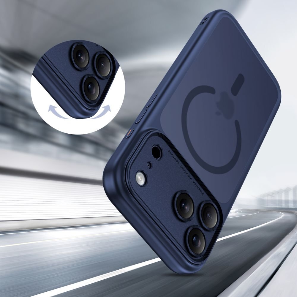 iPhone 17 Pro Max Tech-Protect Magpeak MagSafe CC dėklas – matinės tamsiai mėlynos spalvos 5 iPhone 17 Pro Max Tech-Protect Magpeak MagSafe CC dėklas – matinės tamsiai mėlynos spalvos 5