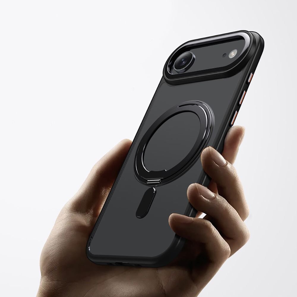 iPhone 17 Air dėklas Tech-Protect MagRing su MagSafe – juodas 2 iPhone 17 Air dėklas Tech-Protect MagRing su MagSafe – juodas 2