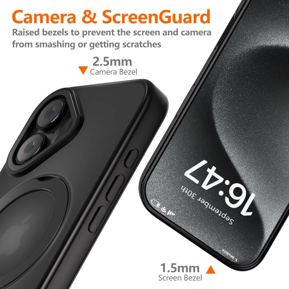 Tech-Protect MagRing MagSafe iPhone 16 Dėklas - permatomas 6 Tech-Protect MagRing MagSafe iPhone 16 Dėklas - permatomas 6