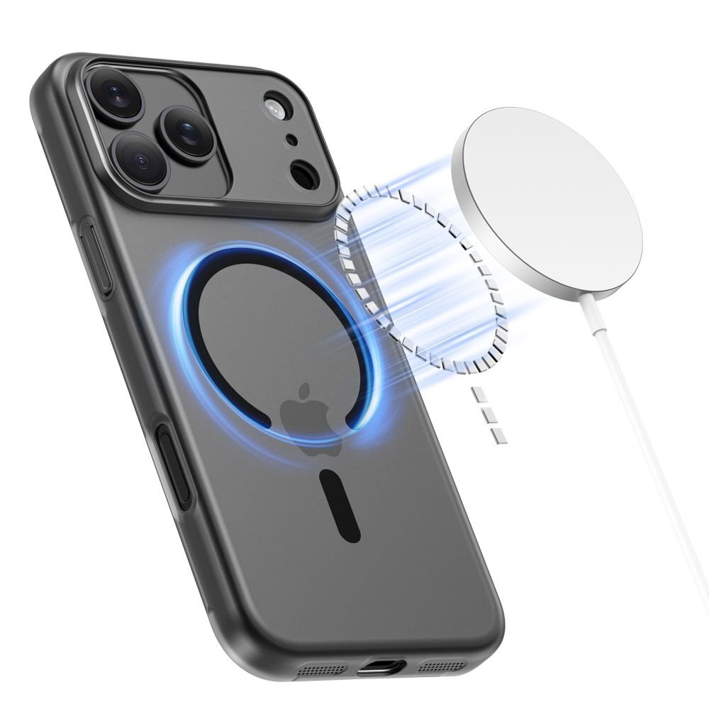 Akcija! iPhone 17 Pro max dėklas Tech-Protect MagSlim su MagSafe – matinės juodos spalvos 1 Akcija! iPhone 17 Pro max dėklas Tech-Protect MagSlim su MagSafe – matinės juodos spalvos 1