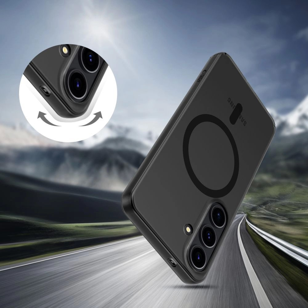 Tech-Protect MagSlim MagSafe Dėklas Samsung Galaxy S25 - Juodas 3 Tech-Protect MagSlim MagSafe Dėklas Samsung Galaxy S25 - Juodas 3