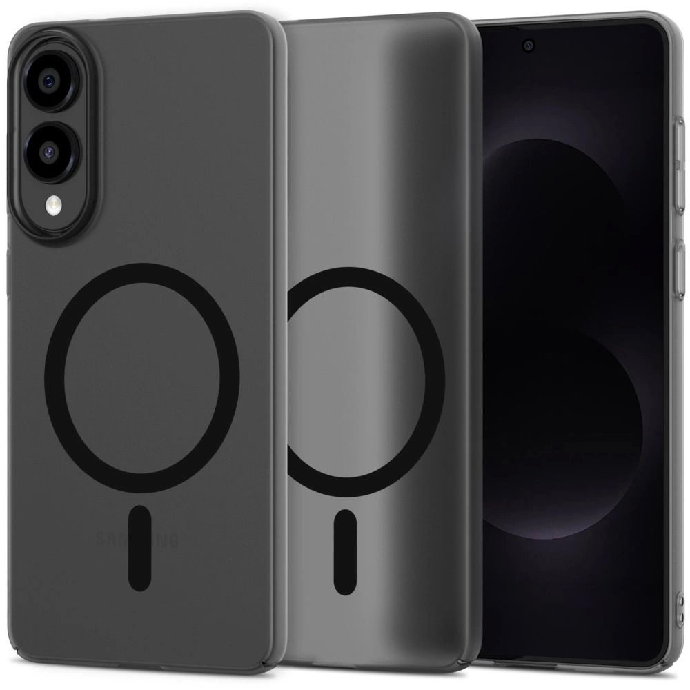 Samsung Galaxy S25 Edge – Tech-Protect MagSlim MagSafe dėklas - Matinis juodas