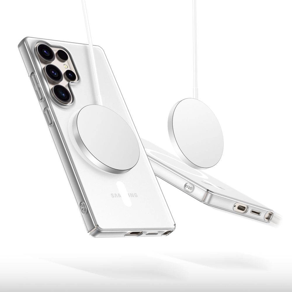Tech-Protect MagSlim MagSafe Dėklas Samsung Galaxy S25 Ultra - Skaidrus 1