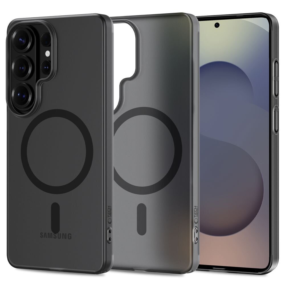 Samsung Galaxy S26 Ultra Tech-Protect MagSlim MagSafe dėklas – matinė juoda Samsung Galaxy S26 Ultra Tech-Protect MagSlim MagSafe dėklas – matinė juoda