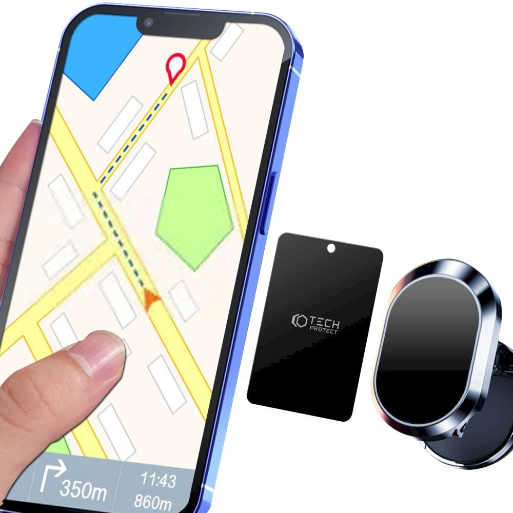 Tech-Protect MetalPlate magnetic plates Automobilinis laikikliss - Juodas (4 pcs.) 1 Tech-Protect MetalPlate magnetic plates Automobilinis laikikliss - Juodas (4 pcs.) 1