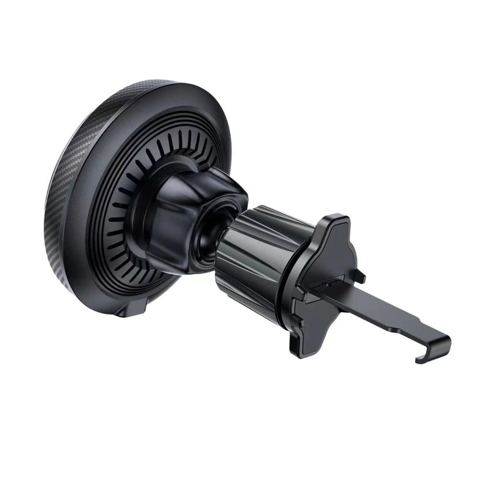 Automobilinis laikiklis Tech-Protect MM15W-V4 magnetinis MagSafe 15W prietaisų skydeliui / stiklui / vėdinimo angai – juodas 6 Automobilinis laikiklis Tech-Protect MM15W-V4 magnetinis MagSafe 15W prietaisų skydeliui / stiklui / vėdinimo angai – juodas 6