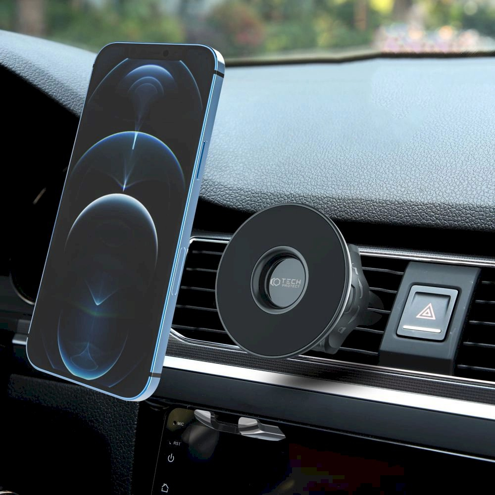 Tech-Protect N50 Magnetic Car Telfono laikiklis MagSafe Cockpit/Air Vent - Juodas 5 Tech-Protect N50 Magnetic Car Telfono laikiklis MagSafe Cockpit/Air Vent - Juodas 5