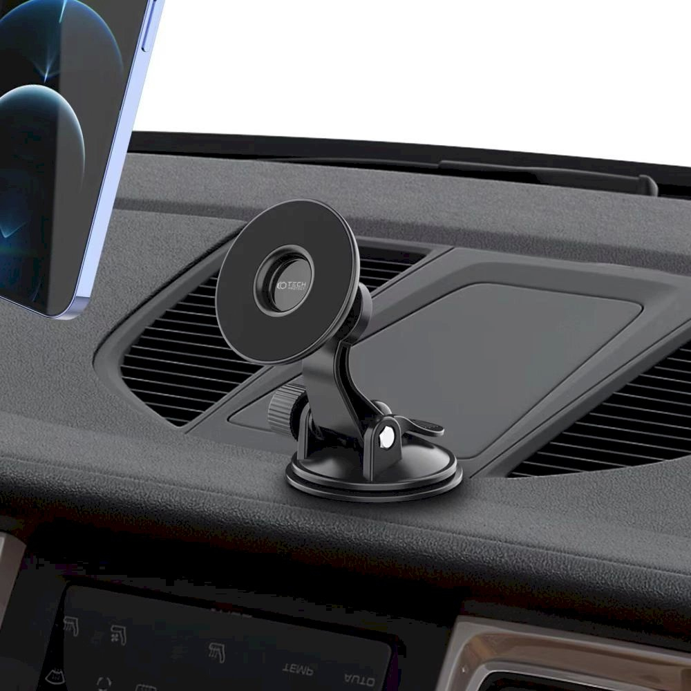 Tech-Protect N50 Magnetic Car Telfono laikiklis MagSafe Cockpit/Air Vent - Juodas 6 Tech-Protect N50 Magnetic Car Telfono laikiklis MagSafe Cockpit/Air Vent - Juodas 6