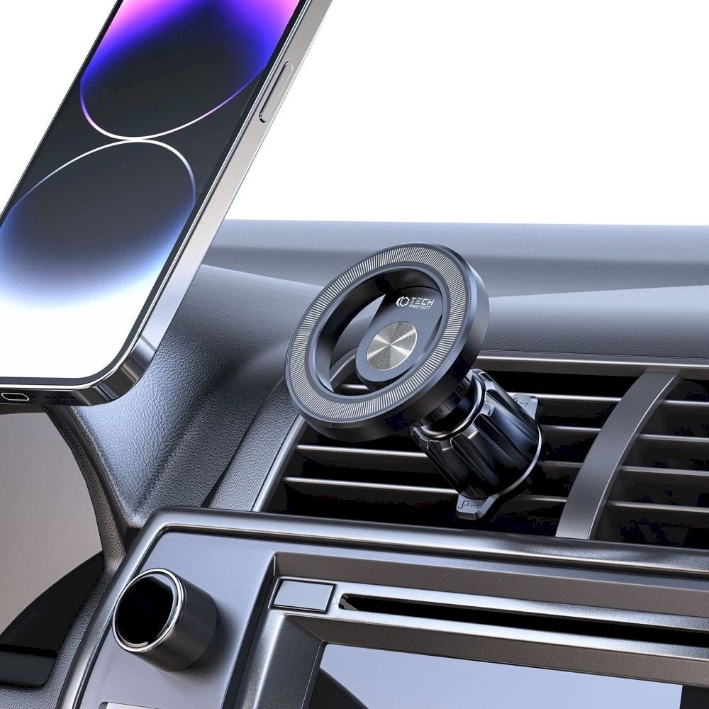 Tech-Protect N53 car Telfono laikiklis MagSafe air vent - Juodas 4 Tech-Protect N53 car Telfono laikiklis MagSafe air vent - Juodas 4