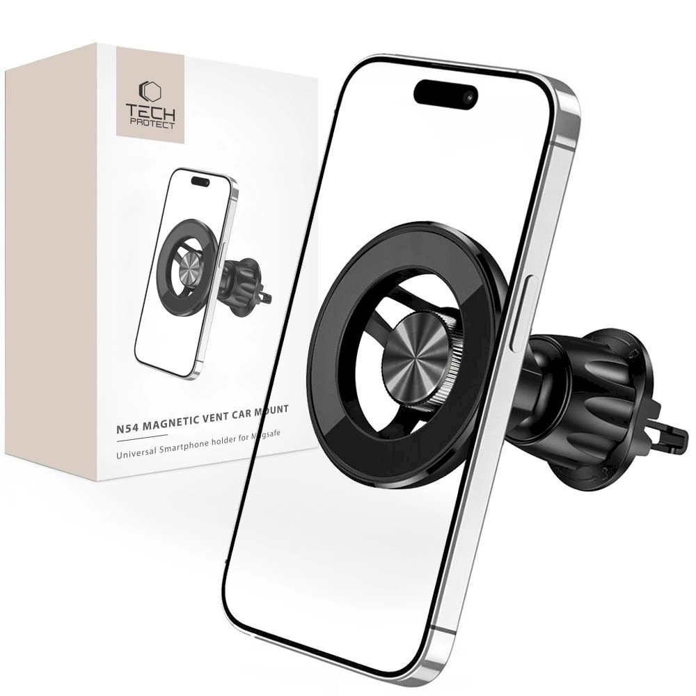 Tech-Protect N54 car Telfono laikiklis MagSafe air vent - Juodas Tech-Protect N54 car Telfono laikiklis MagSafe air vent - Juodas