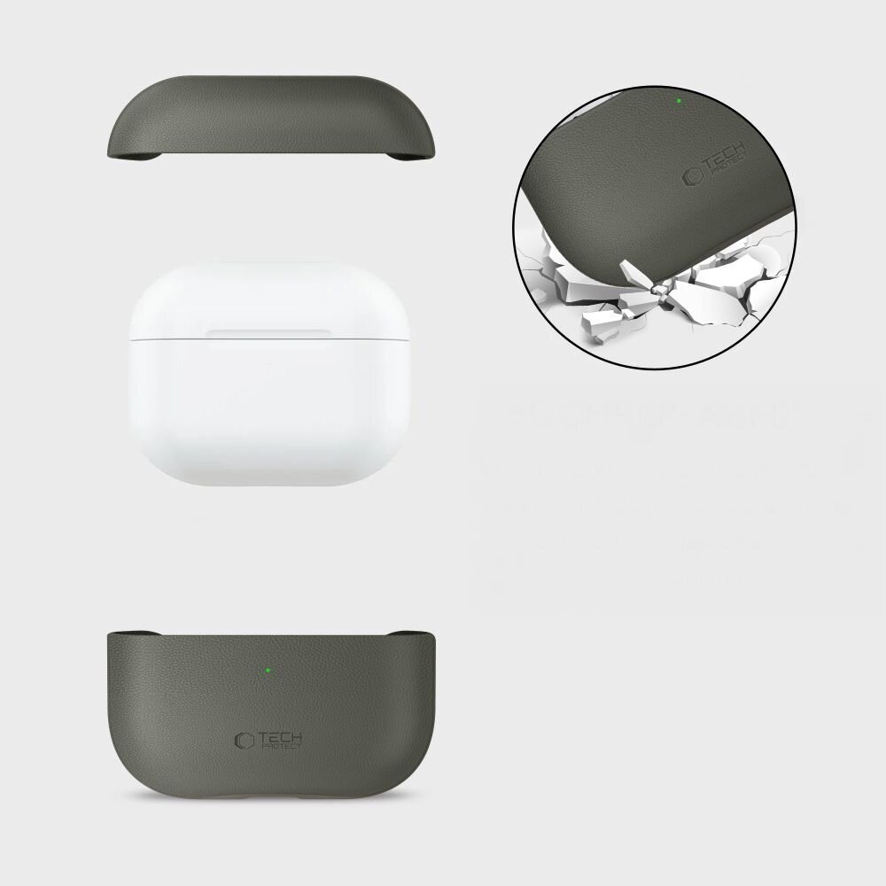 AirPods Pro 3 Tech-Protect NaturalFit dėklas – žalias 5 AirPods Pro 3 Tech-Protect NaturalFit dėklas – žalias 5