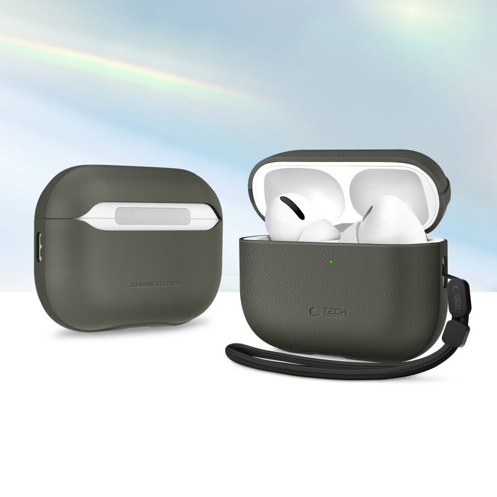 AirPods Pro 3 Tech-Protect NaturalFit dėklas – žalias 7 AirPods Pro 3 Tech-Protect NaturalFit dėklas – žalias 7