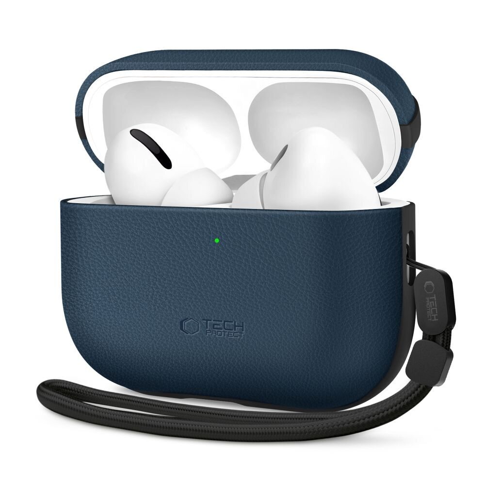 AirPods Pro 3 Tech-Protect NaturalFit dėklas – tamsiai mėlynas AirPods Pro 3 Tech-Protect NaturalFit dėklas – tamsiai mėlynas