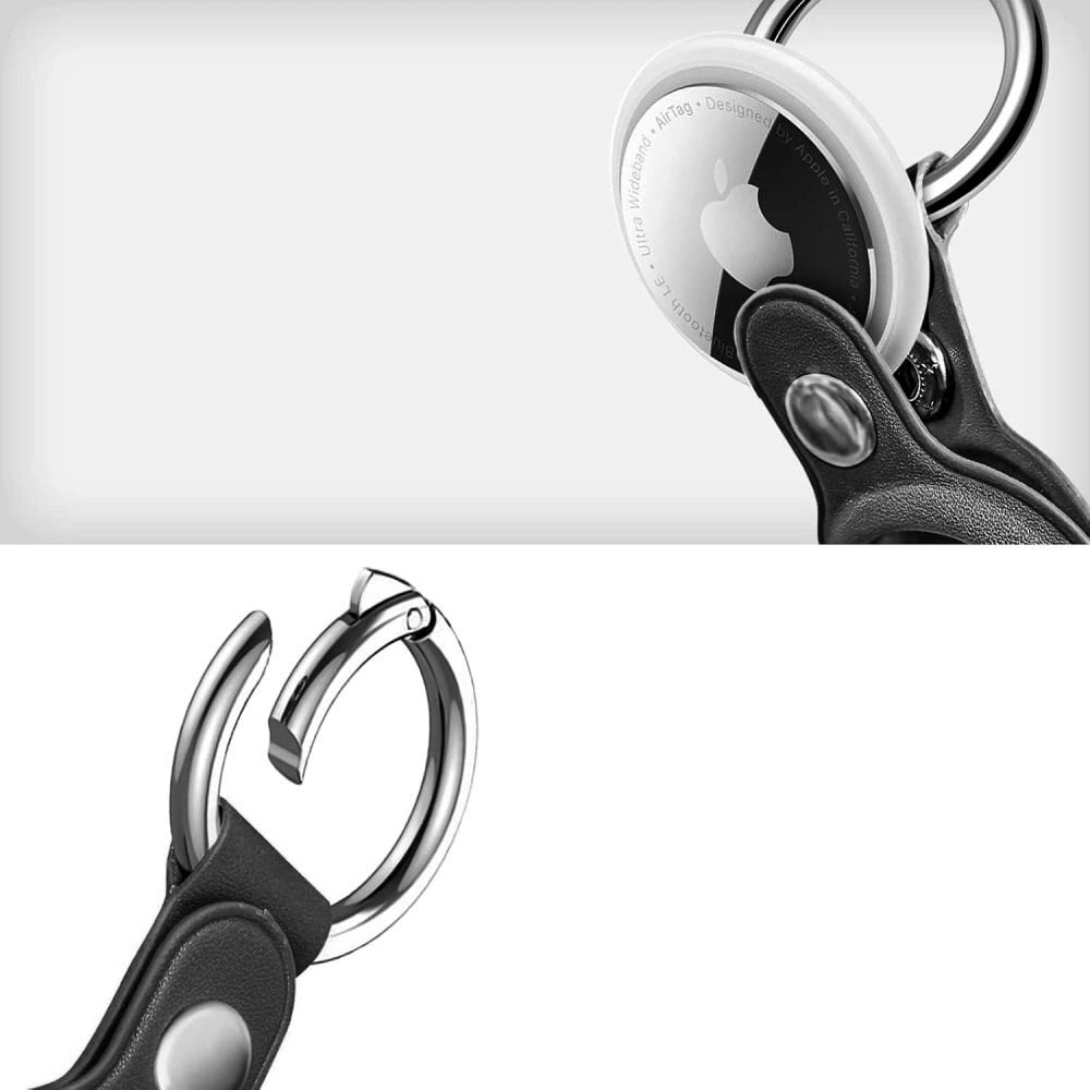 Apple AirTag 1/2 dėklas Tech-Protect NaturalFit – juodas 1