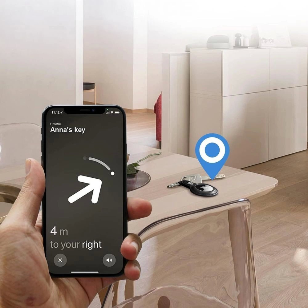 Apple AirTag 1/2 dėklas Tech-Protect NaturalFit – juodas 4