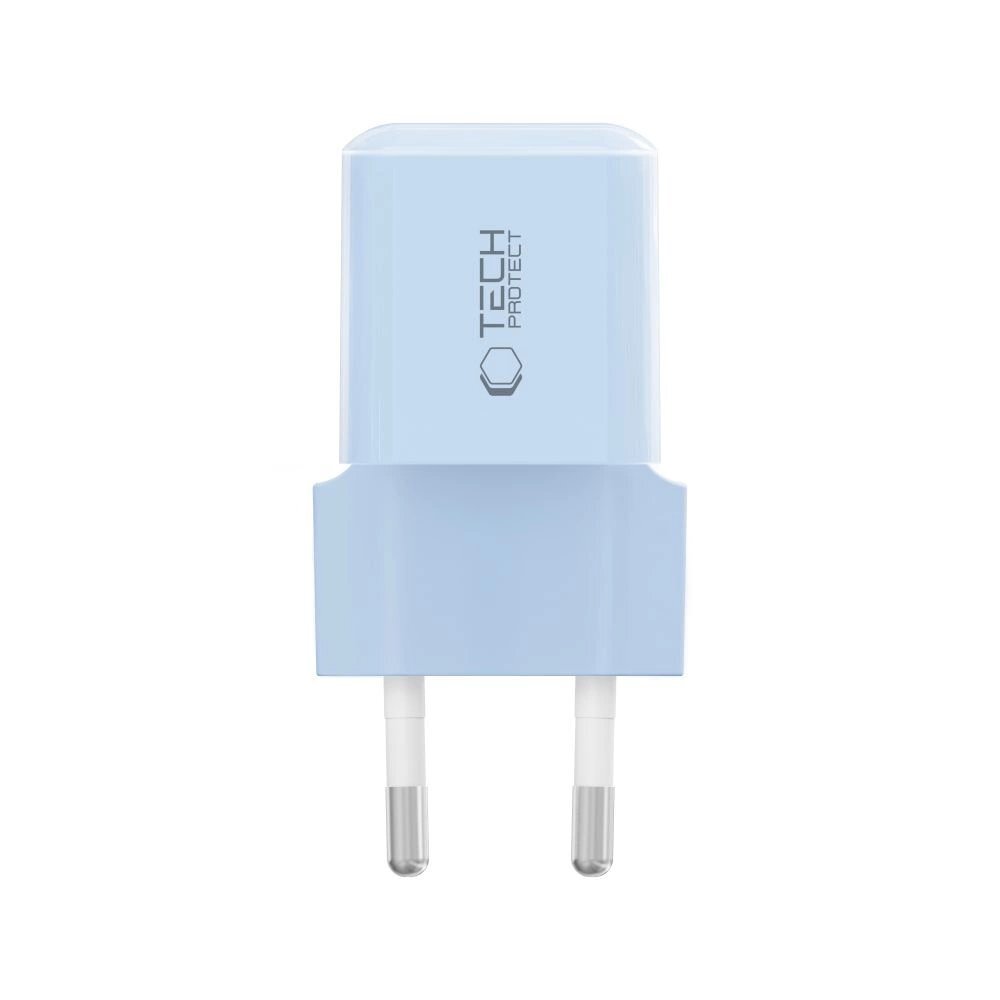 Sieninis įkroviklis Tech-Protect NCM25 USB-C PD 25W – mėlynas 2