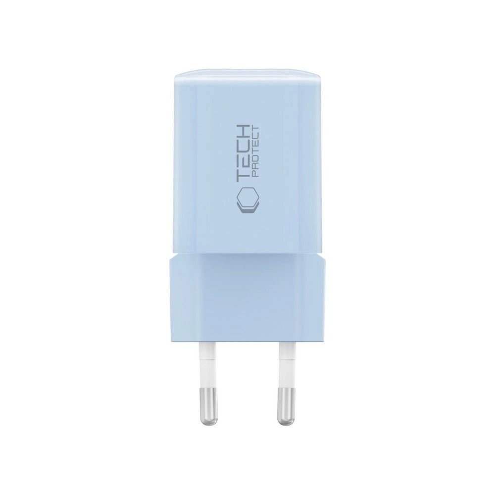 Sieninis įkroviklis Tech-Protect NCM33W 2 jungčių PD33W/QC3.0 – mėlynas 2