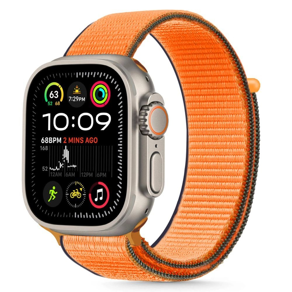 Apple Watch 44 / 45 / 46 / 49 mm Tech-Protect Nailoninis dirželis – oranžinis Apple Watch 44 / 45 / 46 / 49 mm Tech-Protect Nailoninis dirželis – oranžinis